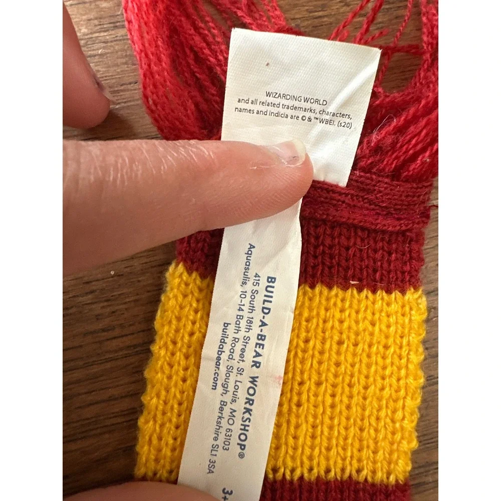 Build-A-Bear Harry‎ Potter Gryffindor Robe Scarf Sweater Outfit Set Wizarding